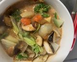 根菜茄子白菜ピリ辛味噌味温野菜サラダ作り方18写真