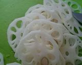 シャキッ!うまっ!蓮根と水菜のサラダ⭐作り方1写真