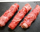 簡単！ネギ巻きすき焼き作り方1写真