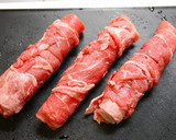 簡単！ネギ巻きすき焼き作り方1写真