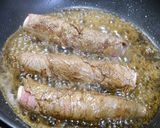 簡単！ネギ巻きすき焼き作り方3写真