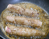 簡単！ネギ巻きすき焼き作り方3写真
