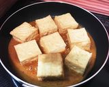 厚揚げ豆腐のみそ豆板醤煮作り方2写真