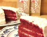 米粉でレッドベルベットケーキ作り方7写真