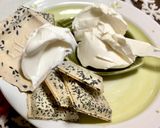 南部ゴマ煎餅クリームチーズ。作り方1写真