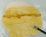 栗きんとん 黒豆 の ちぎりパン。作り方4写真