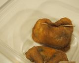 油揚の甘辛煮を使って5分で卵＆餅入り巾着作り方5写真