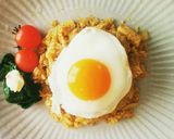 黄身の黄色いきれいな目玉焼き作り方7写真