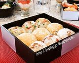 ほんのり甘い炒り卵&炒りゴマ☆手まり寿司作り方5写真