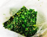 ビニール袋ひとつ☆春を感じる菜の花浅漬け作り方6写真