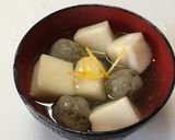 正月の残り鰯つみれとハンペンのとろとろ汁作り方4写真