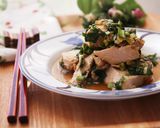 しっとり鶏胸肉のニラダレ和え☆作り方5写真