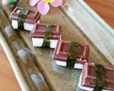バレンタイン♡チョコ＆マシュマロ寿司作り方2写真