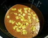 簡単♪炊飯器ケーキ☆チョコバナナ☆作り方2写真
