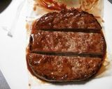 お弁当に♪ハンバーク玉子焼き作り方2写真