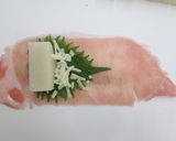 お餅アレンジ☆ごま油香る肉巻きお餅作り方2写真