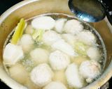 カブと肉団子のスープ煮作り方3写真