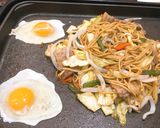 「なにわポーク」バラの焼きそば作り方8写真