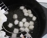 コーンとお餅のポタージュ　お餅クルトン作り方7写真