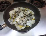 たっぷり浅利と七草のマカロニパエリア作り方3写真