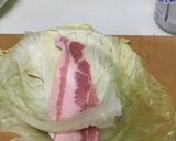 豚スライス肉で作るロールキャベツ作り方4写真
