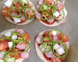 もち餃子ピザ♪作り方3写真