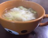 余った焼売or餃子の皮でワンタンスープ作り方5写真