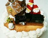 市販のスポンジで子供喜ぶクリスマスケーキ作り方9写真