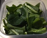 鰹節代わりに麺つゆ!レンジで小松菜お浸し作り方3写真