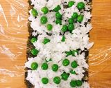 【お弁当に】肉味噌と豆ご飯のおにぎらず作り方14写真