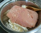 ヘルシー♪豆腐入り◎鶏肉ハンバーグ作り方3写真