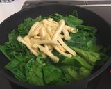 ベーコン薄揚げほうれん草のバター醤油♪作り方4写真