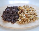簡単！チョコ&コーヒービスコッティ作り方1写真