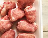 甘辛お弁当☆里芋の肉巻き作り方3写真