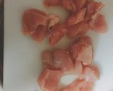 鶏胸肉ともやし炒め作り方1写真
