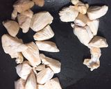 鶏胸肉ともやし炒め作り方2写真