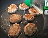 椎茸と蓮根たっぷり♡月見つくね作り方4写真