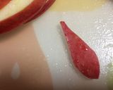 (飾り切り)白鳥になりたいニワトリ作り方10写真