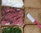 ランチお弁当にアフタヌーン風サンドイッチ作り方4写真