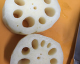 れんこんと白だしでシャキシャキ炒め！作り方1写真
