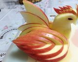 (飾り切り)白鳥になりたいニワトリ作り方15写真