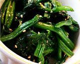簡単ほうれん草の胡麻和え作り方5写真