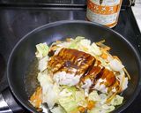 簡単！ムネ肉ソース炒め(ヘルメスソース)作り方1写真