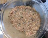 【柿の種】と【鶏ひき肉】でチキンボール♪作り方5写真