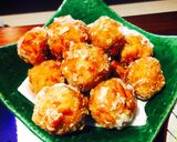 【柿の種】と【鶏ひき肉】でチキンボール♪作り方12写真
