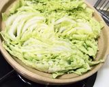 【〆も楽しみ】白菜とベーコンのコンソメ鍋作り方1写真