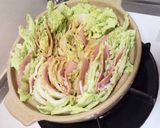 【〆も楽しみ】白菜とベーコンのコンソメ鍋作り方3写真
