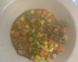 レンジ洋風簡単ビビンバ味炒飯弁当作り方4写真