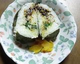 七草で、おにぎりを握ってみました～作り方4写真