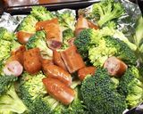 ブロッコリーとソーセージの温サラダ❁*+作り方2写真